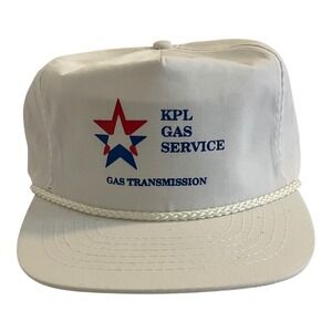Vintage Strapback Trucker‎ Hat Otto Cap Mens KPL Gas Service Transmission Rope